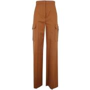 Max Mara Wide Trousers Brown, Dam