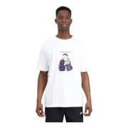 New Balance Athletics Never Age Grafisk T-shirt White, Herr