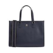 Tommy Hilfiger Tote Bags Blue, Dam