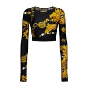 Versace Jeans Couture Long Sleeve Tops Multicolor, Dam