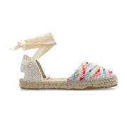 Manebí Espadriller med logotyp Multicolor, Dam