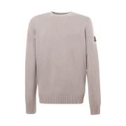 Ecoalf Round-neck Knitwear Gray, Herr