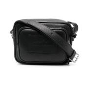 Emporio Armani Messenger Bags Black, Herr