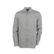 Emporio Armani Shirts Gray, Herr