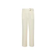 Liu Jo Straight Trousers White, Dam