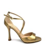 Roberto Festa Antik Guld Läder Sandal Yellow, Dam