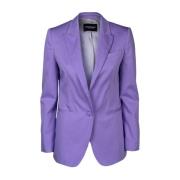 Dondup Snygga Blazers för Män och Kvinnor Purple, Dam