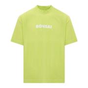 Bonsai Logo Crew Neck T-Shirt Green, Herr