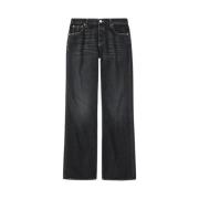 Closed Svarta Denim Flare Byxor Black, Dam