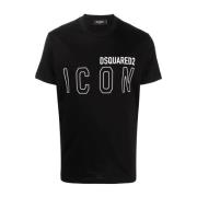 Dsquared2 T-Shirts Black, Herr