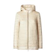 Save The Duck Ivory Shore Beige Syntetisk Kappa Beige, Dam