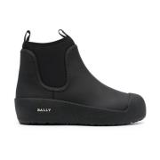 Bally Svarta Casual Closed Wedges Ankelboots Black, Dam