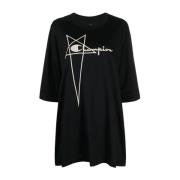 Rick Owens T-Shirts Black, Dam