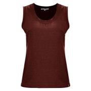 Kocca Sleeveless Tops Brown, Dam