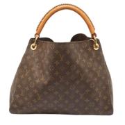 Louis Vuitton Vintage Pre-owned Laeder handvskor Brown, Dam