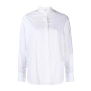 Vince Long Sleeve Tops White, Dam