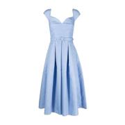 Self Portrait Midi Dresses Blue, Dam