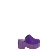 THEMOIRè Heeled Mules Purple, Dam