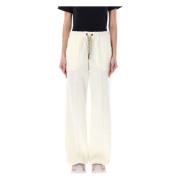 Moncler Trousers White, Dam