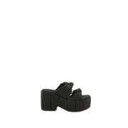 THEMOIRè Heeled Mules Black, Dam