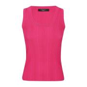 Max Mara Weekend Round-neck Knitwear Pink, Dam