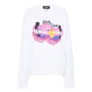 Dsquared2 Sweatshirts White, Dam