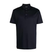 Giorgio Armani Polo Shirts Blue, Herr