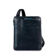 Piquadro Shoulder Bags Blue, Herr