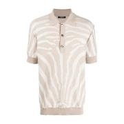 Balmain Polo Shirts Beige, Herr