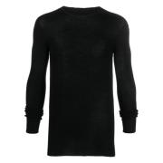 Rick Owens Sweatshirts Black, Herr