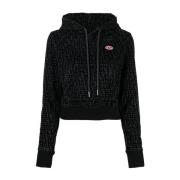 Diesel Hoodies Black, Dam