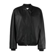 Remain Birger Christensen Leather Jackets Black, Dam
