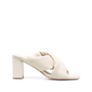 Vic Matié Flat Sandals Beige, Dam