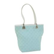 Gucci Vintage Pre-owned Canvas totevskor Blue, Dam