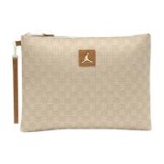 Jordan Beige 23 Allover Clutch Väska Beige, Dam