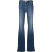 Pinko Flared Jeans Blue, Dam