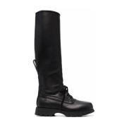 Jil Sander High Boots Black, Dam