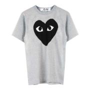 Comme des Garçons Play T-Shirts Gray, Herr