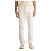 Gant Slim Fit Chino Byxor Hallden White, Herr