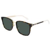 Gucci Havana/Green Sunglasses Brown, Herr