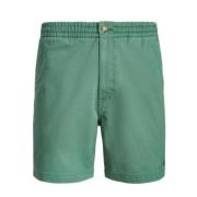 Polo Ralph Lauren Klassiska Bomullsblandade Prepster Shorts Green, Her...