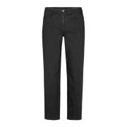 LauRie Slim-fit Jeans Black, Dam