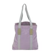 Prada Vintage Pre-owned Tyg totevskor Purple, Dam