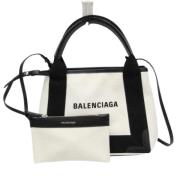 Balenciaga Vintage Pre-owned Canvas balenciaga-vskor Beige, Dam