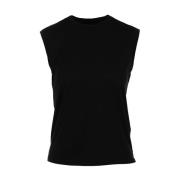 Frame Sleeveless Tops Black, Dam