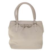 Dior Vintage Pre-owned Laeder totevskor White, Dam