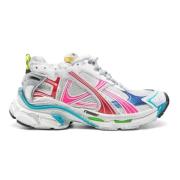 Balenciaga Slitna Mesh Sneakers Multicolor, Dam