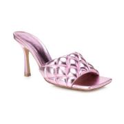 Bottega Veneta Rosa klackmulor sandaler kvinnor Pink, Dam