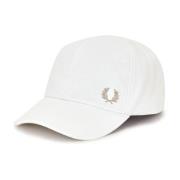 Fred Perry Caps White, Herr