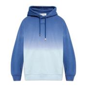 Lanvin Hoodie med logotyp Blue, Herr